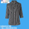 Mtiny夏季OL职业装女装套装裙夏装女士正装工作服条纹短袖衬衫套裙工装 3XL 黑条纹衬衫+裤+裙