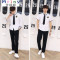 Mtiny学院风校服JK制服男女衬衫春夏装纯棉初高中学生水手服班服