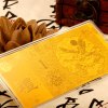素竹 黄金足金金条红包金钞 鹏程万里 1克 佳节喜事赠礼 1克福字红包