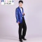 Mtiny男士礼服韩版新款演出服男装亮片西服套装合唱司仪主持人歌手服装 大号身高180体重175斤左右 黑色上衣