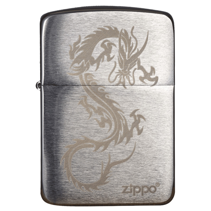 zippo打火机正版 ZP-1941MP银龙 专柜原装之宝打火机男士芝宝正品防风 银色