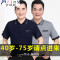 Mtiny夏季爸爸装衣服中老年男装短袖T恤夏天中年男半袖冰丝休闲体恤衫 165/M 8122墨绿