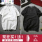 Mtiny[2件装]夏装中国风亚麻短袖T恤男宽松棉麻半袖体恤薄款潮流上衣男 4XL 白色+黑色