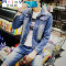 Mtiny男士春季新款牛仔夹克韩版修身青少年休闲褂外套男装上衣服潮1 XL ZM008