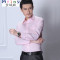 Mtiny商务正装蓝色男士长袖衬衫职业上班衬衣免烫伴郎韩版修身型工作服 42 紫罗兰长袖