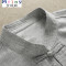 Mtiny亚麻唐装男中老年人爸爸夏装套装老人衣服60-70-80岁爷爷棉麻男装 42 深灰
