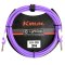 美国科林Kirlin电吉他电贝斯电箱乐器连接线科林线直头弯头降噪线 紫色3米直头