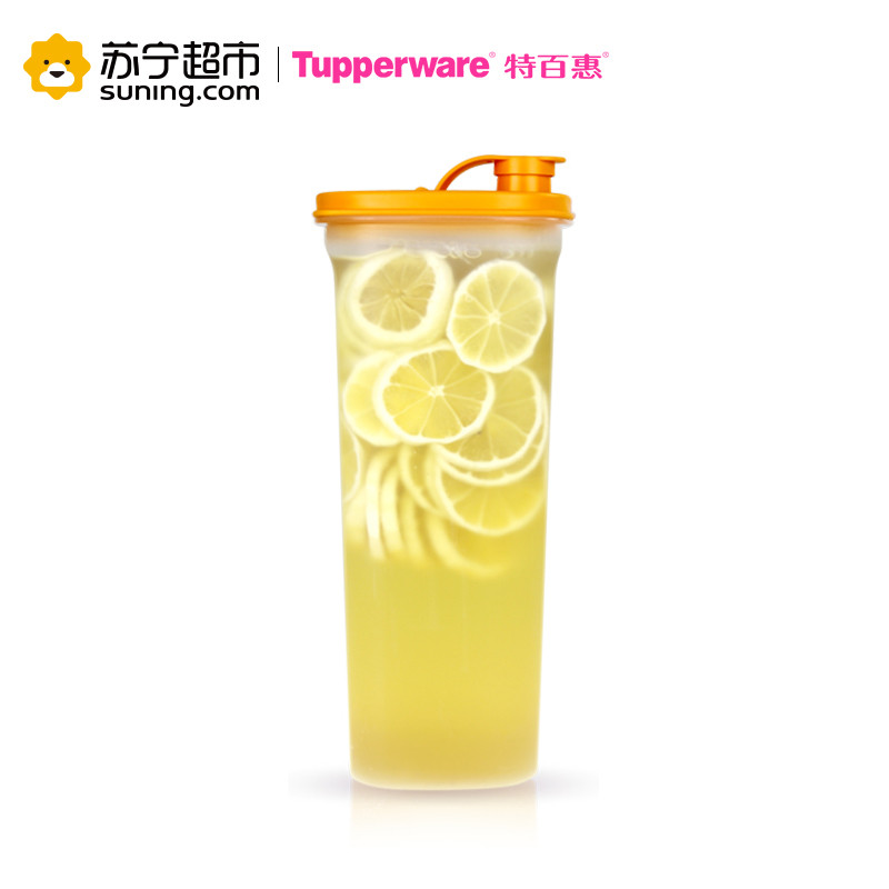 特百惠（Tupperware）纤巧壶2L 塑料冷水壶带滤格大容量 豆浆壶自制酵素瓶果醋壶塑料水壶家用果汁