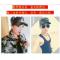 新款上市】军帽男女鸭舌水兵舞迷彩帽子春夏季户外特种兵战狼保安男款平顶帽 美国航空兵军咖