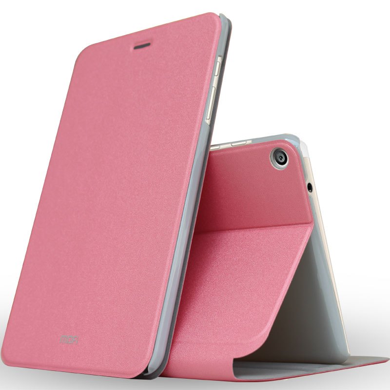 莫凡华为荣耀平板2保护套jdn-w09优享皮套 清透蓝-送莫凡钢化膜高清