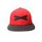 李宁新款男女儿童通用棒球帽鸭舌帽AMYL114 -3红色（M）