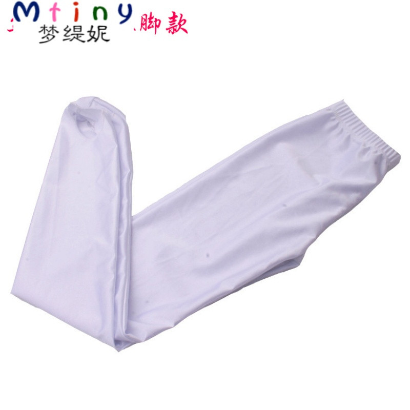 Mtiny儿童舞蹈裤春夏季打底裤女童连裤袜芭蕾舞蹈袜演出白色 160cm(160码左右) 黑色氨纶丝滑踩脚裤