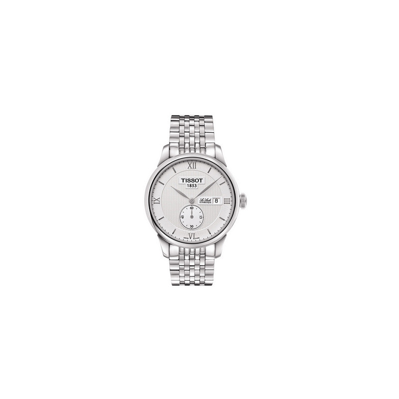 天梭(TISSOT)手表 力洛克系列皮带机械男表T006.428.11.038.01 白色