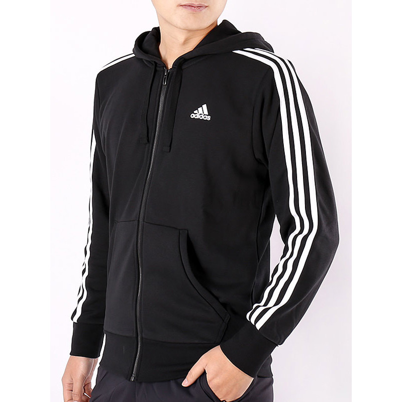 Adidas/阿迪达斯 男装 2017新款 透气连帽运动服休闲跑步夹克S98786 L(180/100A) S98786