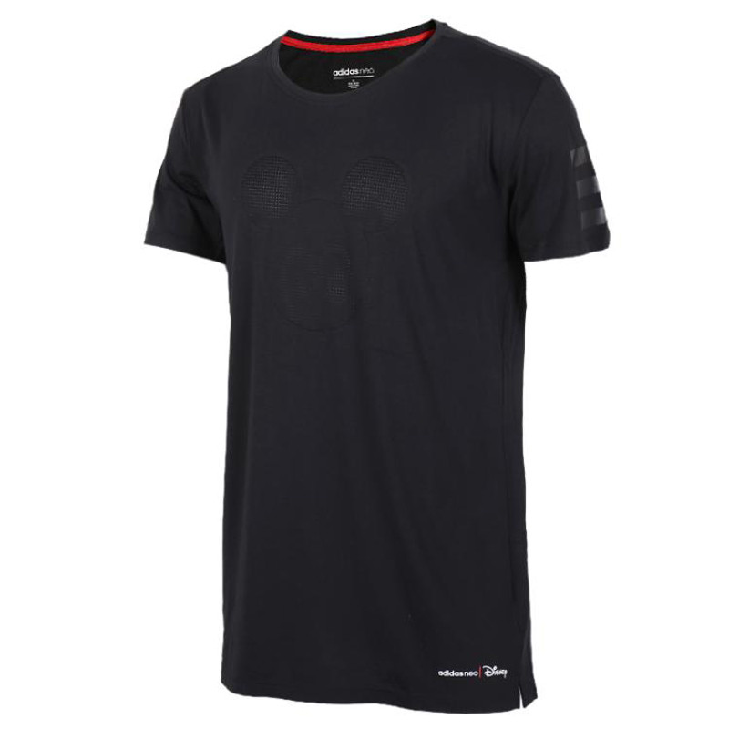 Adidas/阿迪达斯 男装 新款NEO宽松透气跑步运动休闲短袖T恤BK6847 L(180/100A) BK6847