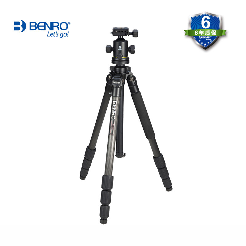 百诺(BENRO) M1580TKB0 碳纤维便携 三脚架三角架云台套装