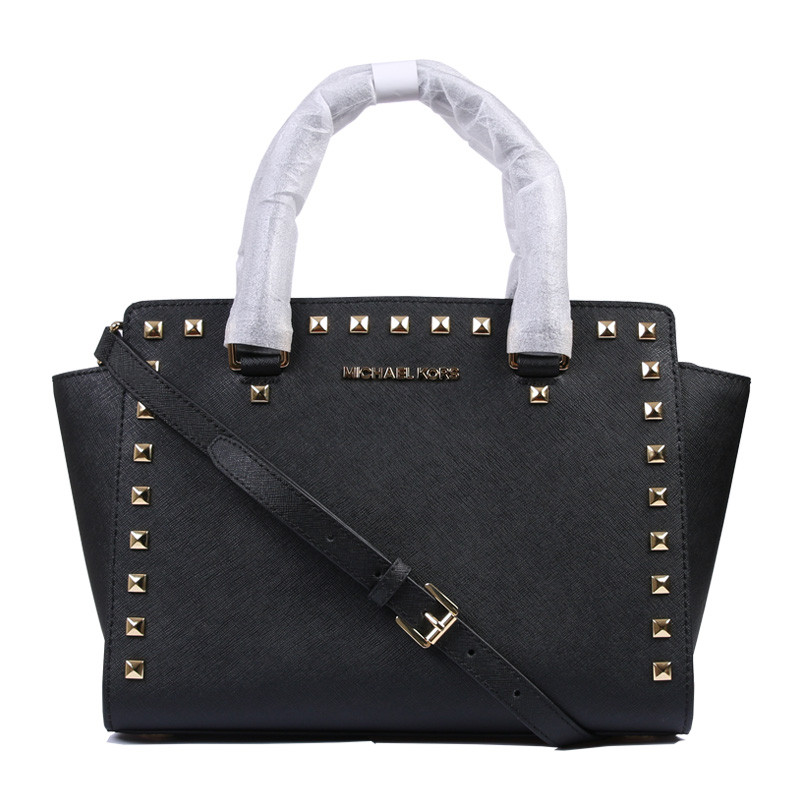 迈克.高仕(Michael Kors/MK)女包 女士斜挎包手提包 30T3GSMS2L 黑色 黑色