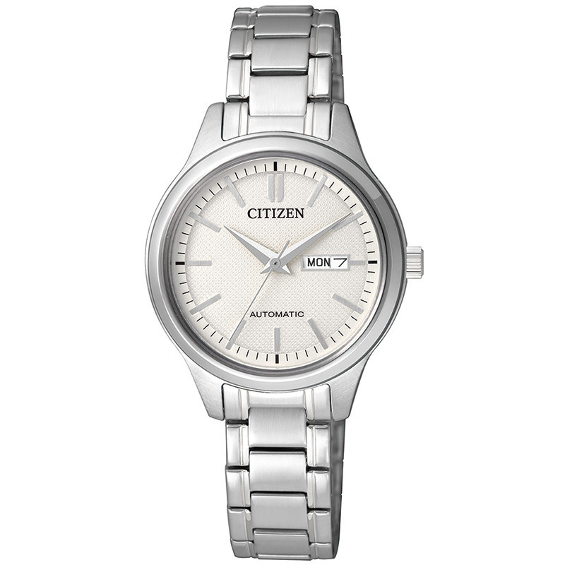 西铁城(CITIZEN)手表 自动机械黑盘钢带休闲女表PD7140-58EB