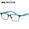 陌森MOLSION2017光学架复古经典光学架可配眼镜片男女款舒适全框MJ5016 B70