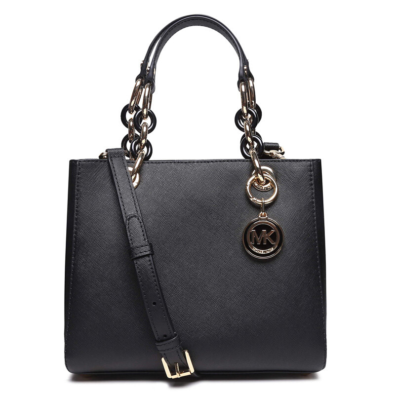 Michael Kors 女士牛皮提挎两用包 Cynthia系列 30S5gcys1l 30S5GCYS1L黑色