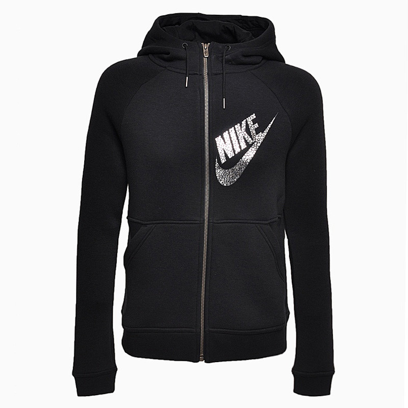 NIKE耐克女子夹克新款运动训练连帽外套829629-010 M（成人） 829629-010