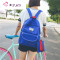 封后书包女学生韩版校园初中生背包出游旅行包港风原宿双肩包女送笔袋 红色