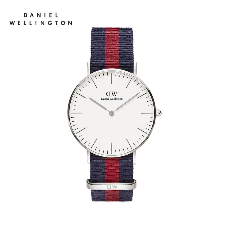 丹尼尔惠灵顿（DanielWellington）DW女士手表时尚简约尼龙表带石英情侣女表_1 DW00100046