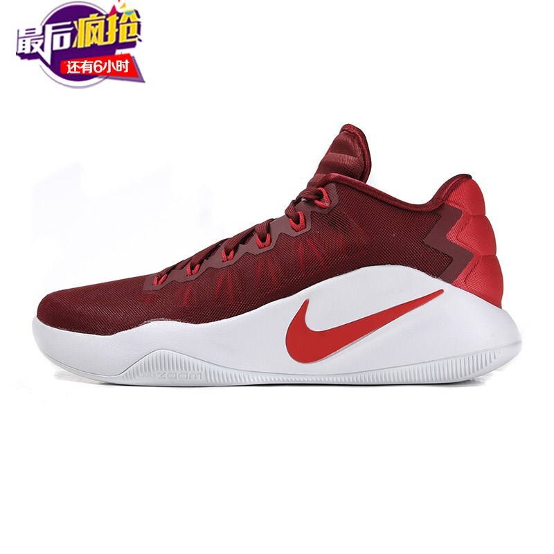 NIKE耐克男鞋篮球鞋低帮运动鞋篮球-002 844364-616大学红+队红+白 41