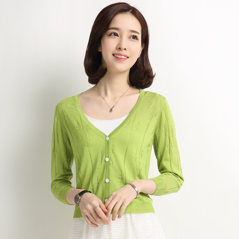恒源祥女开衫+TM50E60108 95/L 草绿