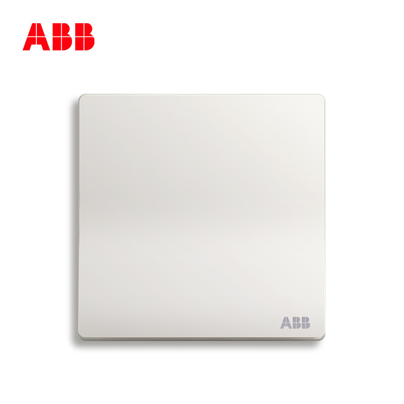 ABB开关插座 轩致无框一位中标带开关三孔插座10AAF223-885