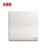 ABB开关插座 轩致无框 香槟银三位双控开关 16AXAF121-CS