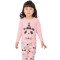 猫人儿童 女童纯棉莱卡套服女孩保暖家居服套装TL6205、TL6115 淡蓝（男） 140cm