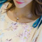 828新款碎花雪纺连衣裙夏季新款2017韩版女潮蝴蝶结印花小清新裙子