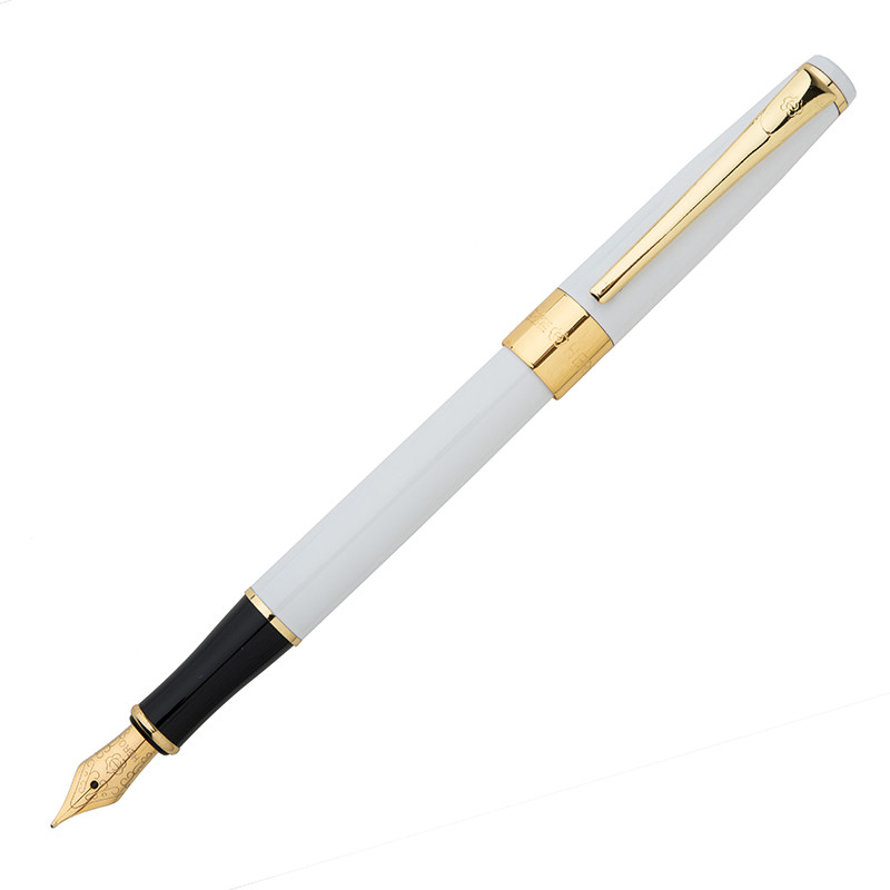 【英雄官方旗舰店】英雄（HERO）1506成人书法笔学生用练字笔签字送礼钢笔美工笔 白色0.58mm
