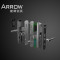 ARROW箭牌A901智能指纹锁家用防盗门指纹密码锁蓝牙远程电子门锁 通用型 武士黑（包安装）