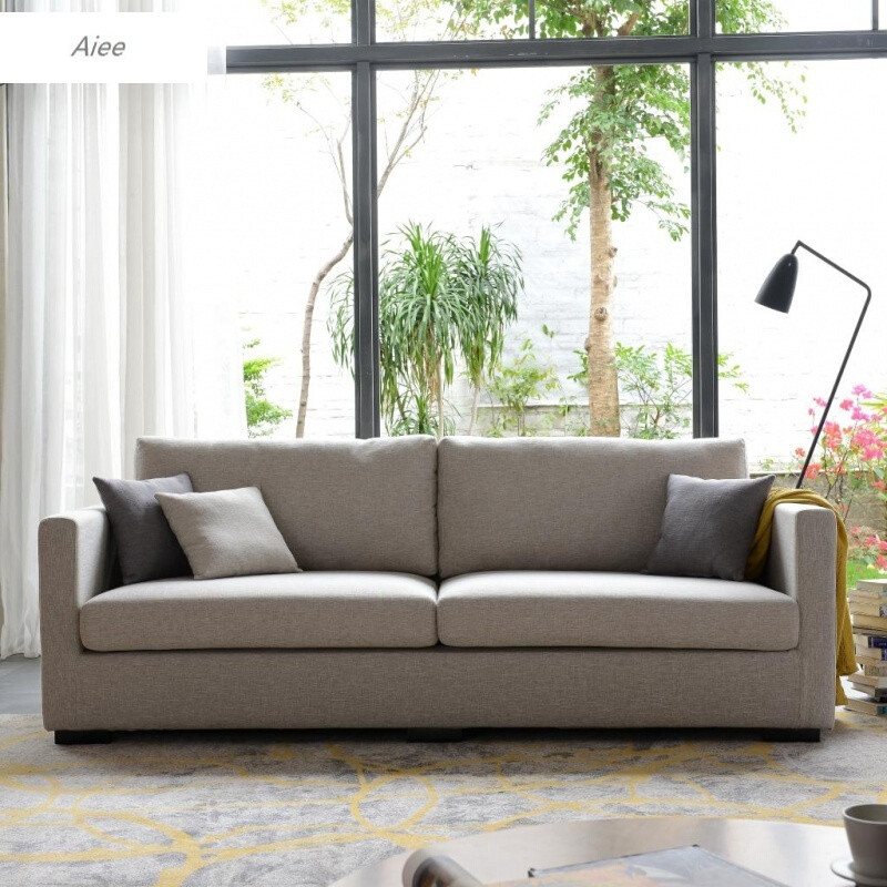 Aiee北欧双三人小户型乳胶沙发现代简约日式