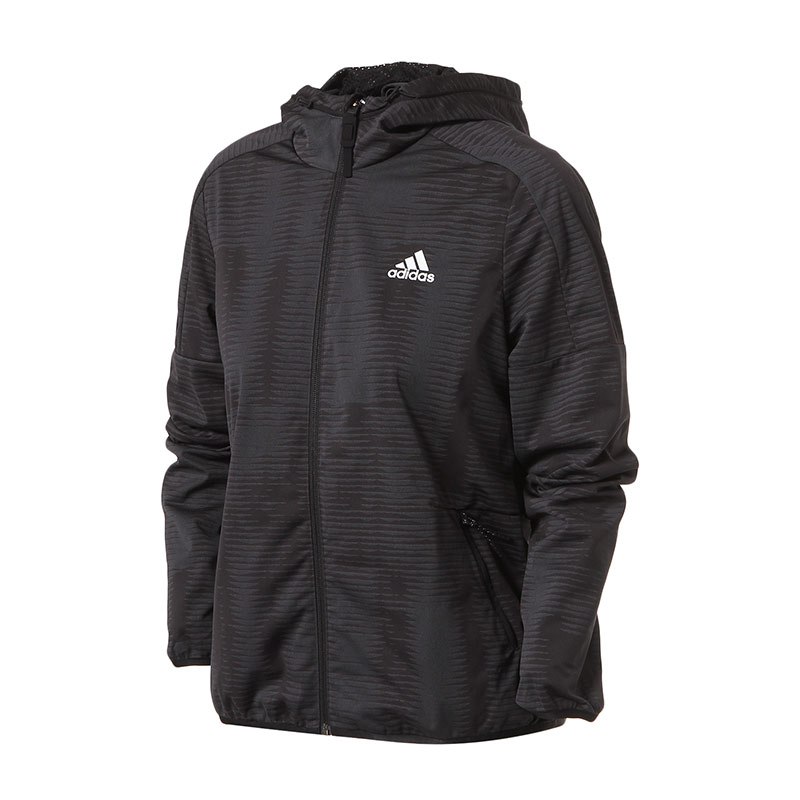 adidas阿迪达斯女子外套夹克秋冬款梭织训练休闲运动服CF9117 黑色 L