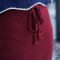 茵曼2017冬装新款橡筋腰头纯色显瘦包臀一步针织裙女1874110495 XL 宝蓝色