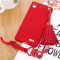 OPPOR7手机壳红色磨砂OPPOR7T保护套OPR7C全包opr7挂脖0pr7t潮女2 红色