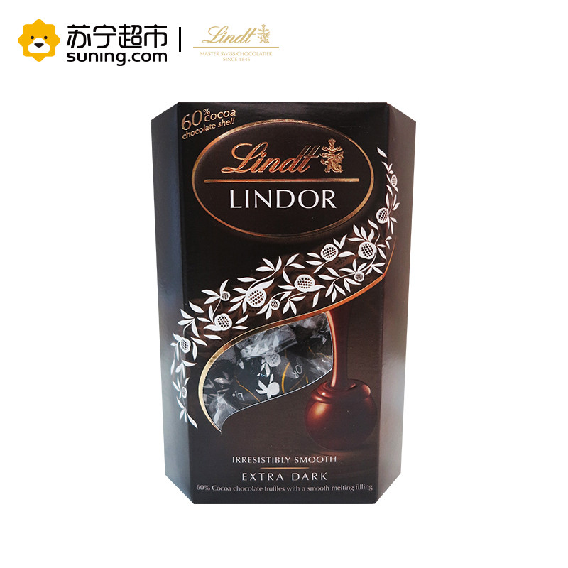 莲软心特浓黑巧克力16粒分享装200g