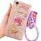 OPPOA35手机壳0PP0A35m软胶poop保护套popo挂绳opr男女opopr防 白蝴蝶+粉沙链