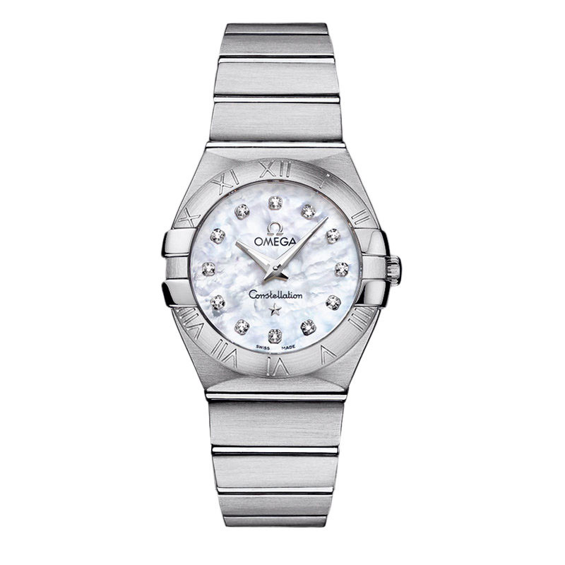 欧米茄Omega- 星座系列女士石英表 123.10.27.60.55.001 27mm