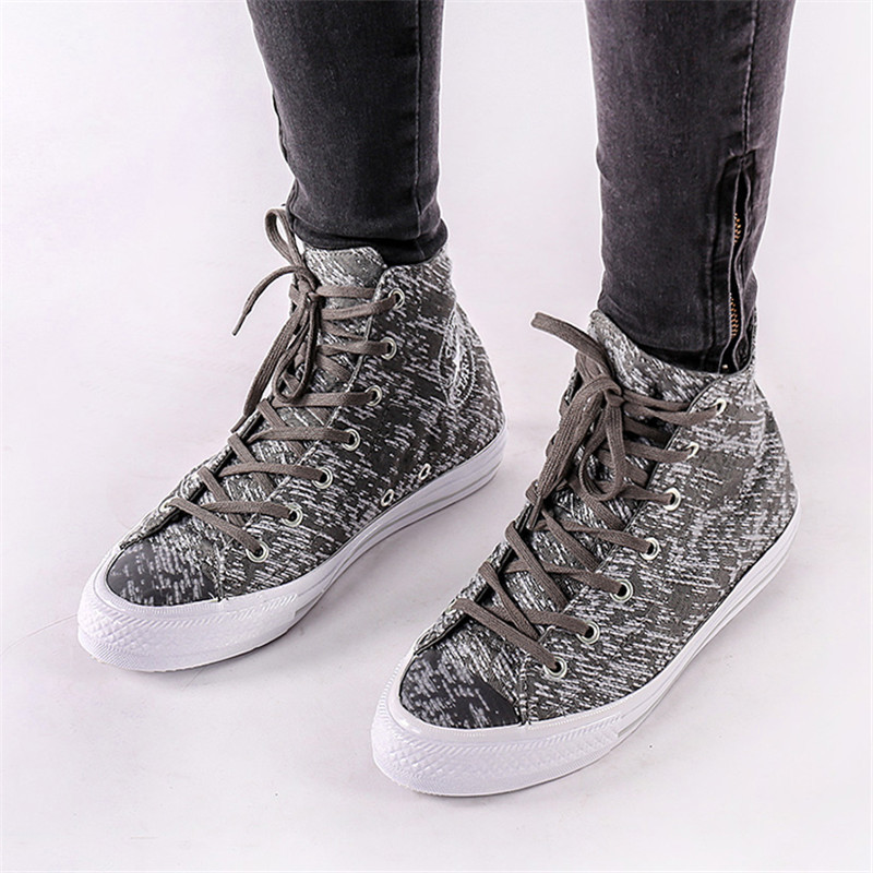 Converse/匡威 女鞋秋新款运动迷彩纺织涂层拼接高帮休闲鞋板鞋|553449 CS553449 37.5/6.5