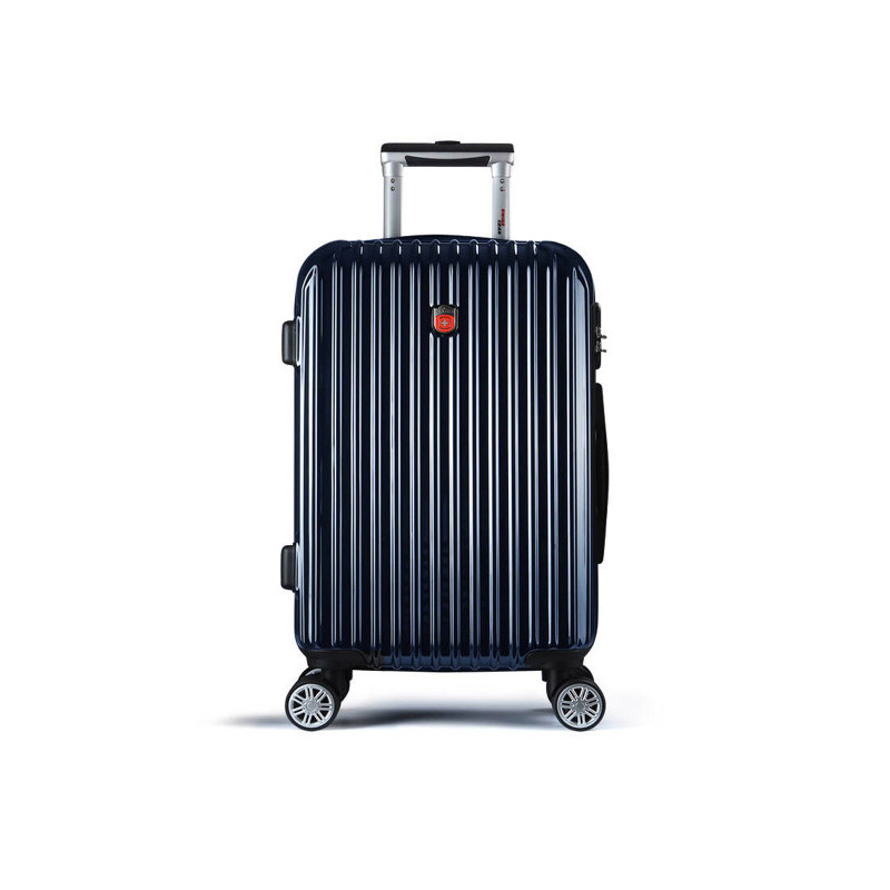 SWISSGEAR 瑞士军刀学生行李箱 万向轮多彩商务拉杆箱26/20寸 旅行箱 20寸 深蓝色