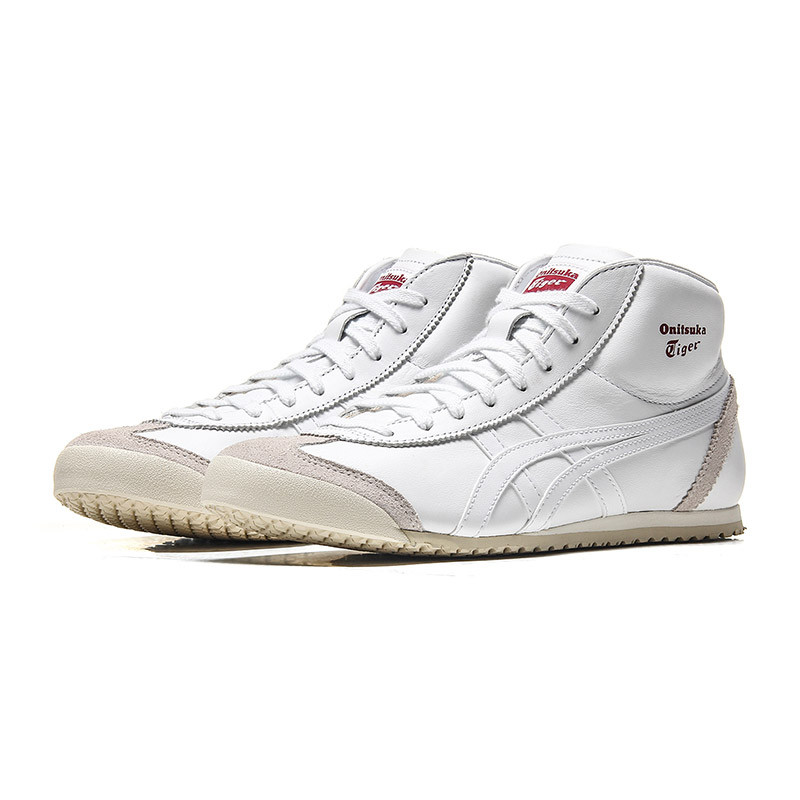 鬼塚虎Onitsuka Tiger男鞋Mexico66高帮休闲鞋17秋新款HL328-0102 白色 42.5码