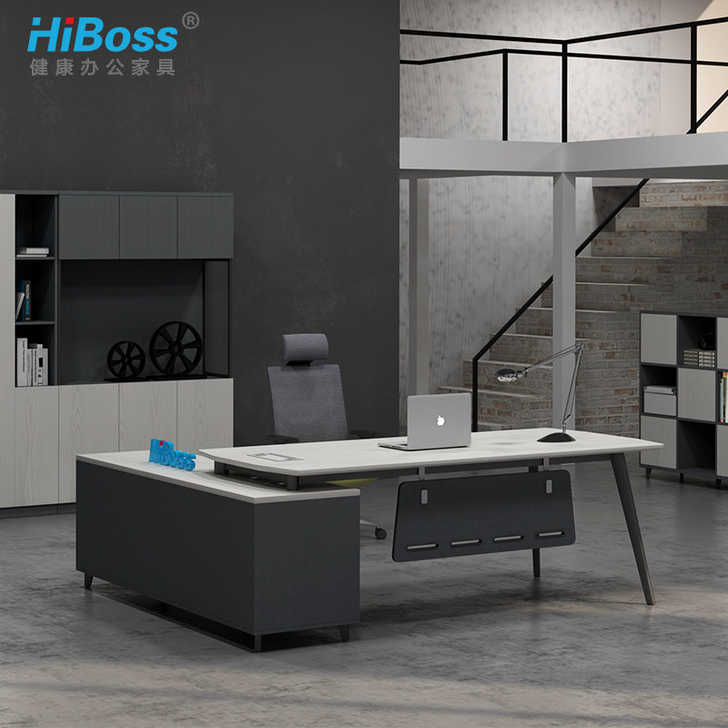 HiBoss办公家具办公桌 单人办公桌 主管经理桌老板桌