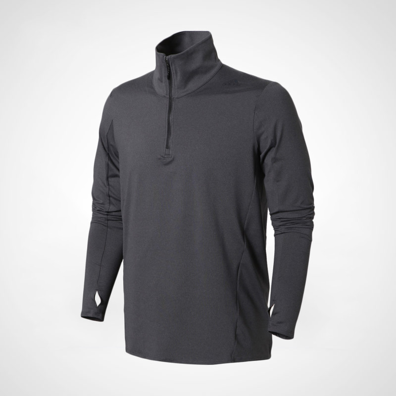 adidas阿迪达斯男子卫衣2017新款跑步训练运动服BQ7703 XXL 灰色