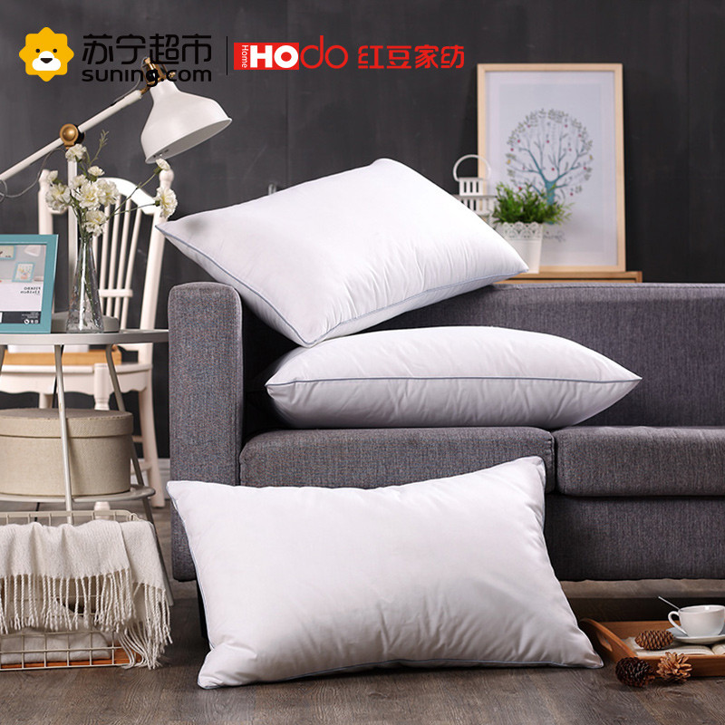 红豆(HODO)家纺 枕芯 纤维枕 舒睡酒店枕头 舒眠枕-A款 48*74cm