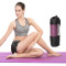 越康瑜伽 10mm加厚男女通用瑜伽垫套装 加长防滑健身垫 附带背包 标准粉色瑜伽垫