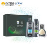 多芬（Dove）男士护理沐浴露磨砂净肤650g+护理强韧洗发露净透清爽400ml+双面浴球【联合利华】